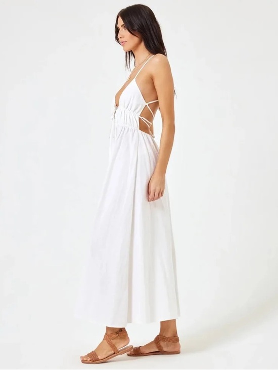 l*space Other - L*Space Playa Vista Linen Blend Midi Dress